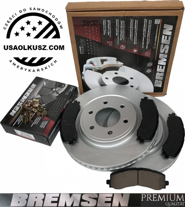 Przednie klocki + tarcze hamulcowe 350mm Ford Bronco Raptor 3,0 V6 2022-2024