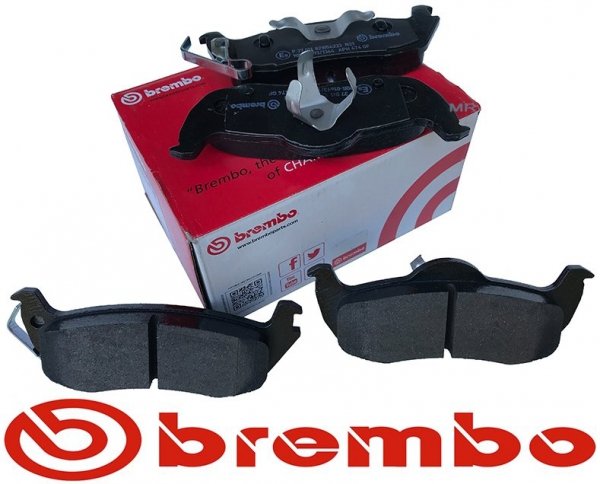 Tarcze oraz klocki hamulcowe tylne BREMBO Jeep Grand Cherokee 2005-2010 exc. SRT