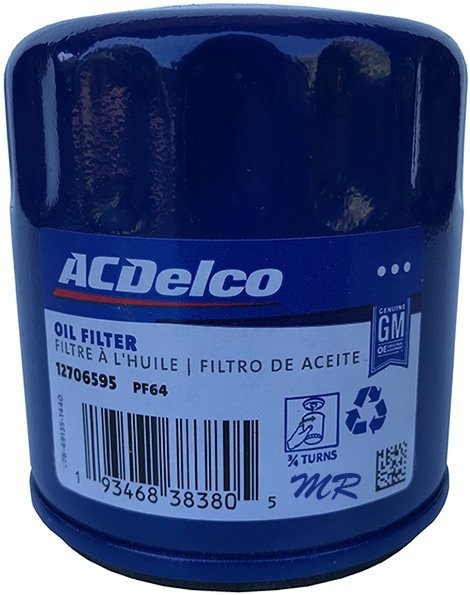 Filtr oleju silnika ACDelco PF64 Chevrolet Impala 2013-