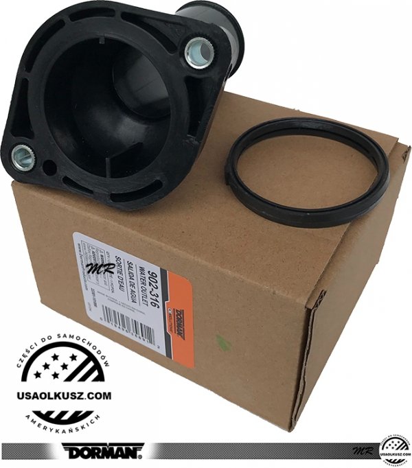 Króciec obudowa termostatu Dodge Avenger 2,4 L4 DOHC 16V 2008-