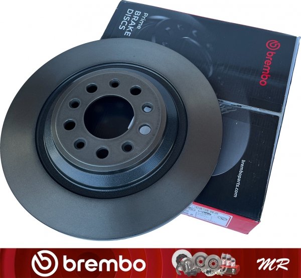Klocki + tarcze hamulcowe tylne 320mm BREMBO Jeep Cherokee KL 2014-