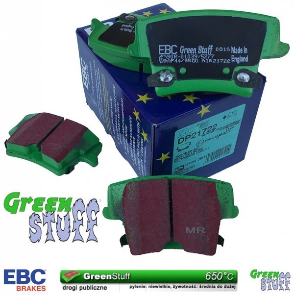 Klocki hamulcowe tylne EBC GreenStuff Dodge Charger