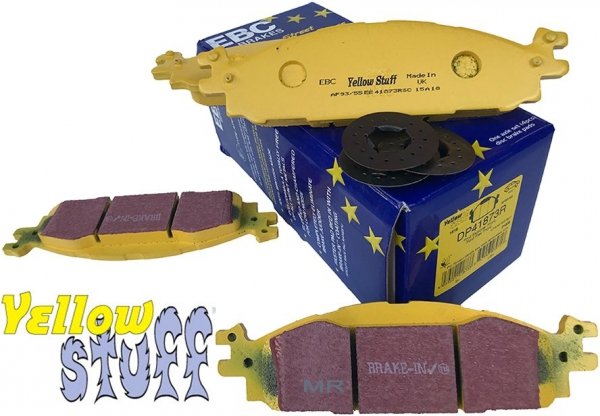 Przednie klocki YellowStuff + tarcze hamulcowe 325mm EBC seria Premium Ford Explorer 2011-2019