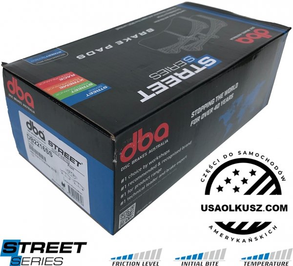 Przednie klocki hamulcowe DBA STREET SERIES Jeep Grand Cherokee 2011-2022