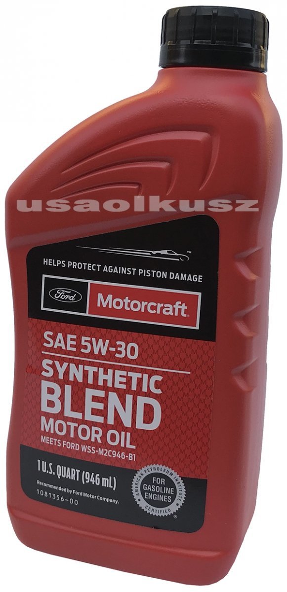 Wkład filtra oraz olej silnika Motorcraft 5W30 Mazda CX7