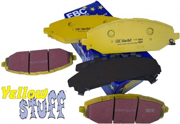 Przednie klocki EBC YellowStuff + tarcze hamulcowe DBA 4000 T3 RAM 1500 DT 2019-