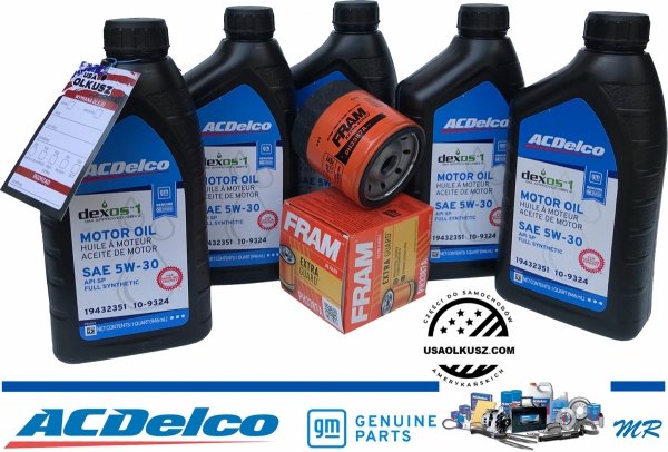 Filtr olej silnikowy 5W30 Dexos1 Gen3 Full Synthetic API SP ACDelco Pontiac Montana