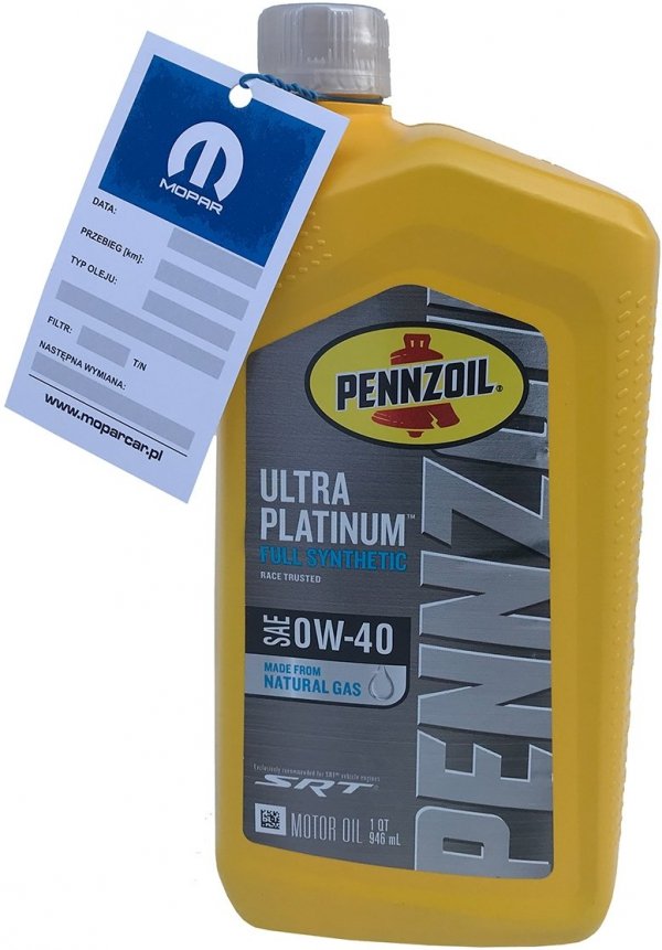 Olej PENNZOIL ULTRA 0W40 Dodge Magnum SRT