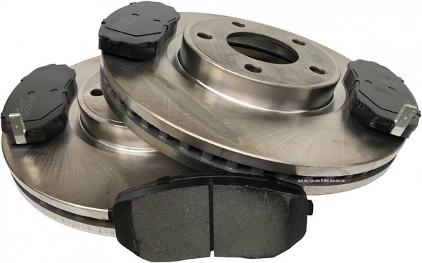 Przednie klocki + tarcze hamulcowe 296mm Lincoln MKX 2007-2009 FWD