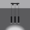 Lampa wisząca RING 3 czarny