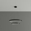 Żyrandol RIO 2 55/78 czarny LED 4000K