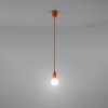 Lampa wisząca DIEGO 1 pomarańczowy