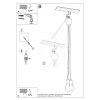 Lampa wisząca DIEGO 3 czarna