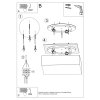 Plafon HORUS 35 szary