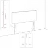 Szafka pod TV, wysoki połysk, biała 120x40,5x35 cm