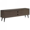 Szafka pod telewizor, lite drewno mango, 140 x 30 x 45 cm