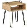 Stolik nocny z litego drewna mango, 40 x 34 x 47 cm