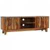 Szafka pod telewizor, lite drewno sheesham, 118 x 30 x 40 cm