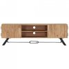 Szafka pod TV, 140x30x45 cm, lite drewno akacjowe