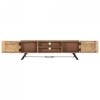 Szafka pod TV, 140x30x45 cm, lite drewno akacjowe