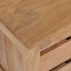 Szafka pod TV, 115x30x40 cm, lite drewno tekowe