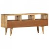 Szafka pod TV, 110 x 36 x 50 cm, lite drewno mango