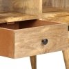 Szafka pod TV, 110 x 36 x 50 cm, lite drewno mango