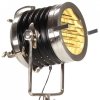 Lampa podłogowa na trójnogu, czarna, lite drewno mango, 171 cm