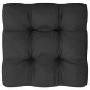 3-osobowa sofa z poduszkami, lite drewno sosnowe