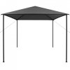 Altana, 3 x 3 m, antracytowa, tkanina i stal, 180 g/m²