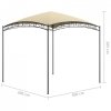 Altana, 3x3x2,65 m, kremowa, 180 g/m²