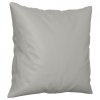 3-osobowa sofa z poduszkami, jasnoszara, 180 cm, mikrofibra