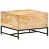 Stolik kawowy, 67 x 67 x 45 cm, lite drewno mango