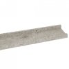 Półki ścienne, 2 szt., szarość betonu, 100x9x3 cm