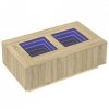 Stolik kawowy z LED Infinity, dąb sonoma, 116x69x40 cm
