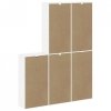 Szafki boczne 5 szt. ODDA 40x24x79 cm lite drewno sosnowe