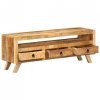 Szafka pod telewizor, 110x30x40 cm, lite drewno mango