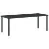 Zestaw do jadalni w ogrodzie  7 szt. Czarny Rattan PVC
