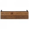 Szafka pod telewizor, 110x30x46 cm, lite drewno z odzysku