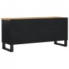 Szafka RTV, 100x33x46 cm, mango i materiał drewnopochodny