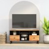 Szafka pod TV, 100x33x46 cm, akacja i materiał drewnopochodny