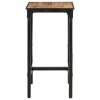 Stolik barowy, 60x55x107 cm, surowe drewno mango