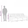 3-osobowa sofa, winna czerwień, 180 cm, sztuczna skóra