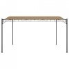 Zadaszenie, kolor taupe, 4x3 m, 180 g/m², tkanina i stal