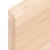 Półka, 40x30x(2-4) cm, surowe lite drewno dębowe