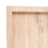 Półka, 40x60x(2-4) cm, surowe lite drewno dębowe