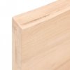 Półka, 60x50x(2-6) cm, surowe lite drewno dębowe