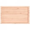 Półka, 100x60x(2-4) cm, surowe lite drewno dębowe