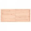 Półka, 140x60x(2-6) cm, surowe lite drewno dębowe