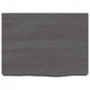 Półka, ciemnobrązowa, 40x30x(2-6) cm, wykończone drewno dębowe
